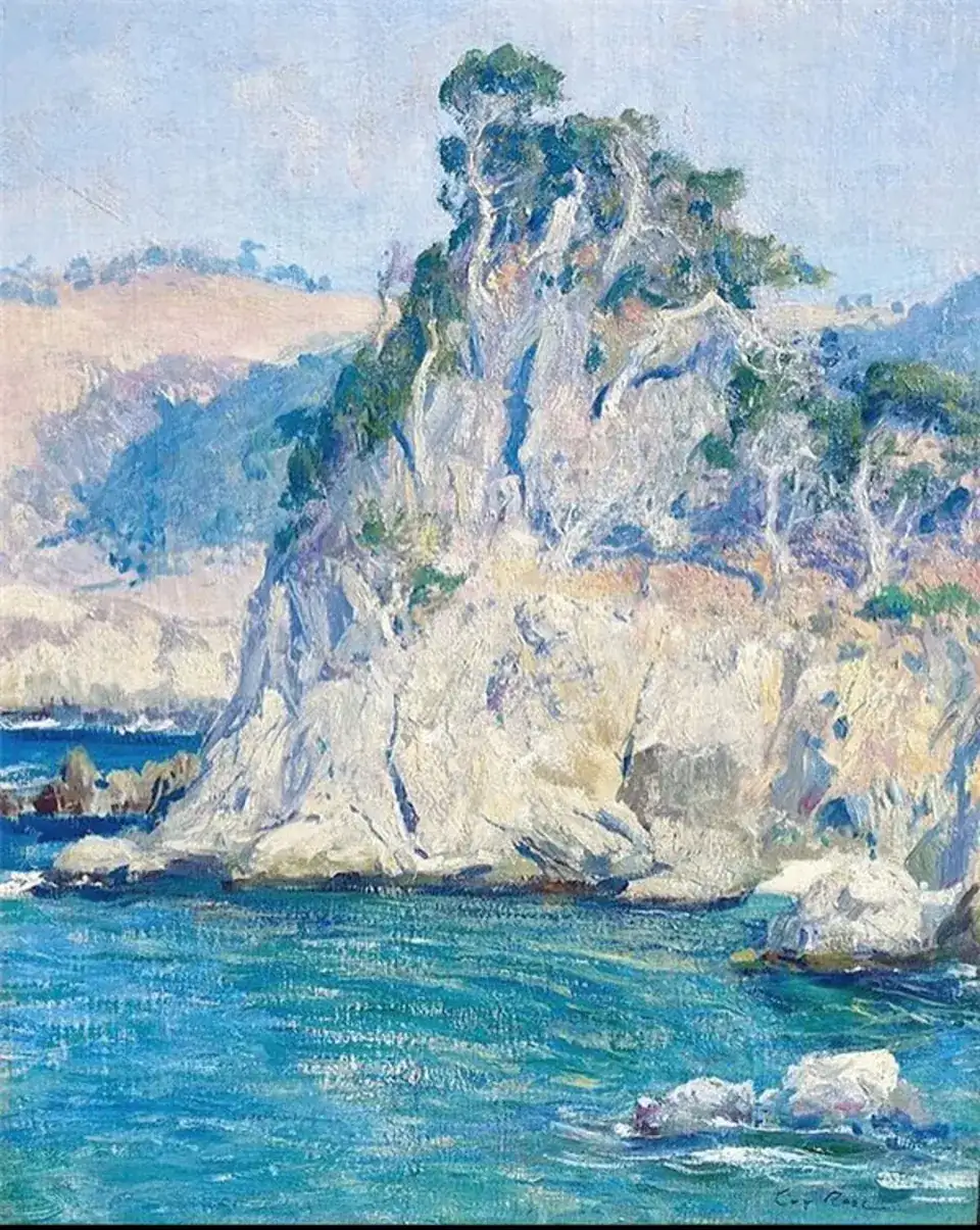 Guy Rose, To Headland (Carmel Coast), oil on canvas